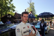 Rallye Český Krumlov: Start soutěže
